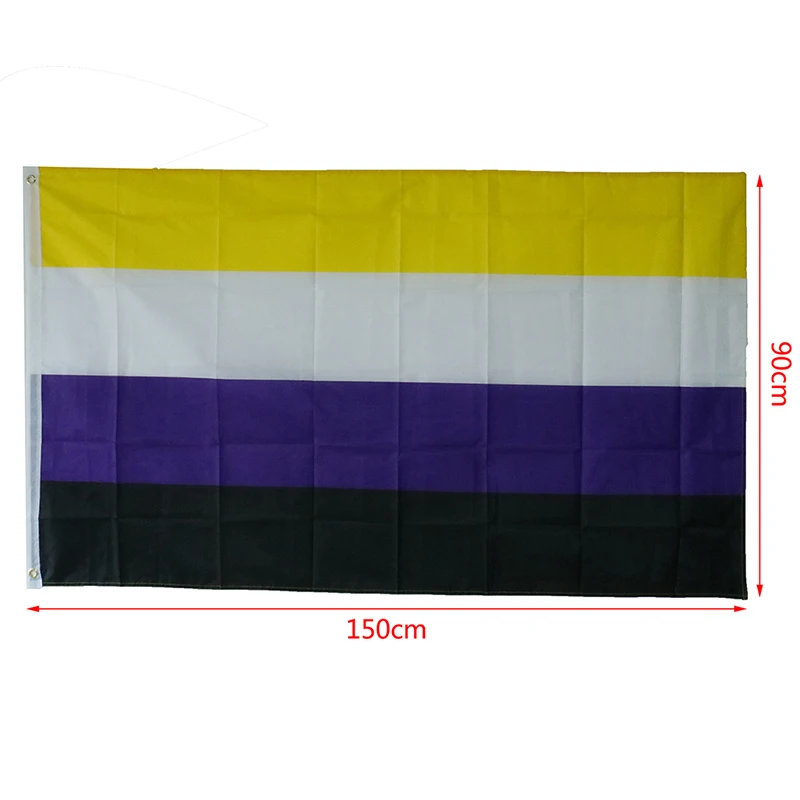 

Flag show 90 x150cm Gay Pride Non-Binary LGBT Flag