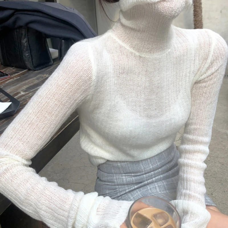 BGTEEVER Winter Turtleneck Sweater for Women 2020 Spring Stretch Skinny Female Pullover Jumpers Slim Knitting Tops Femme | Женская