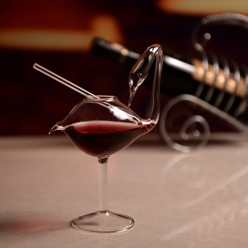 175 мл/лебедь Gosling Коктейльная чашка вращающаяся стеклянная фотография для