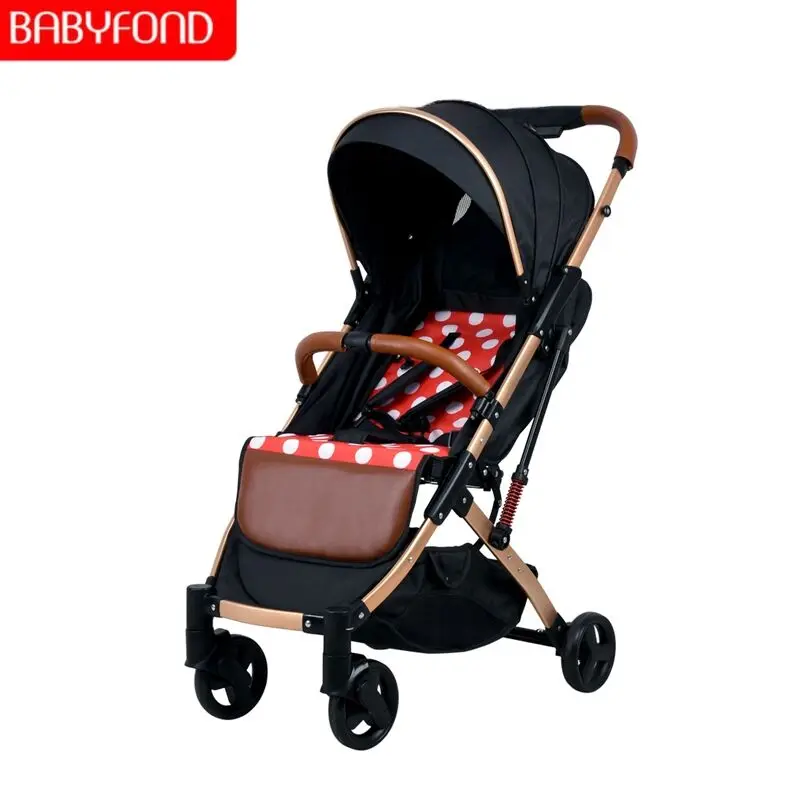 

Babyfond 5.8 kg Light Stroller High Landscape Carriage Portable Umbrella Baby Stroller Newborn Travel Pram On Plane Free Ship