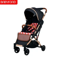 babyfond 5 8 kg light stroller high landscape carriage portable umbrella baby stroller newborn travel pram on plane free ship