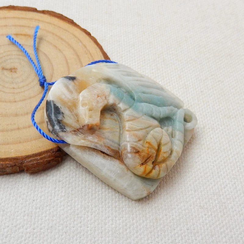 Специальная Распродажа! Натуральный Амазонит резьба в виде животного дешевый