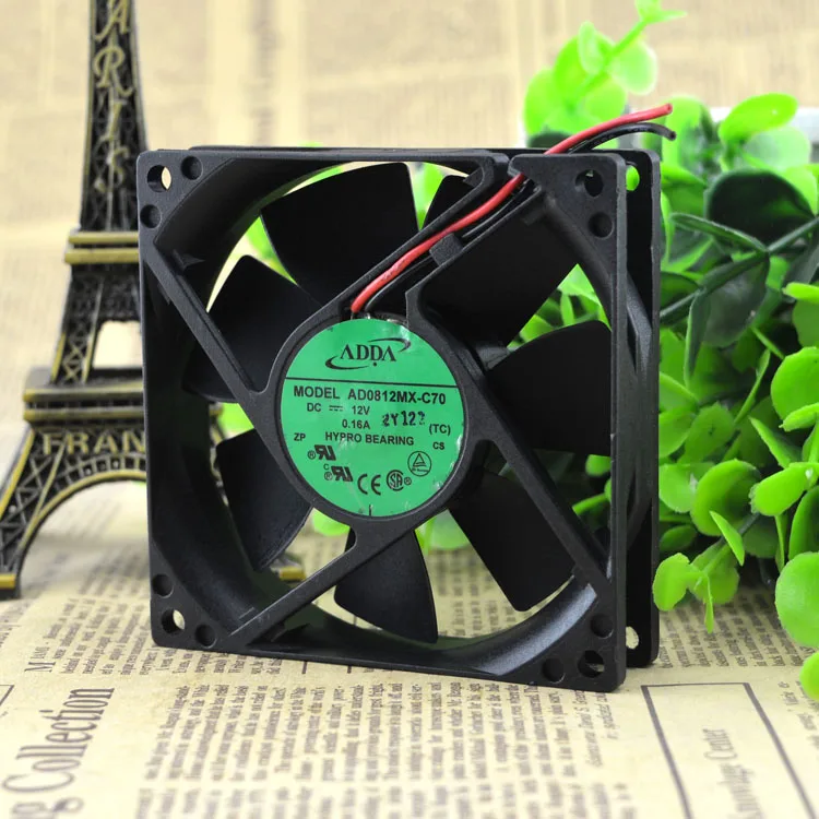 

Xiexi Adda Ad0812mx-C70 8020 12v 0.16a Power Fan Equipment Cabinet Fan