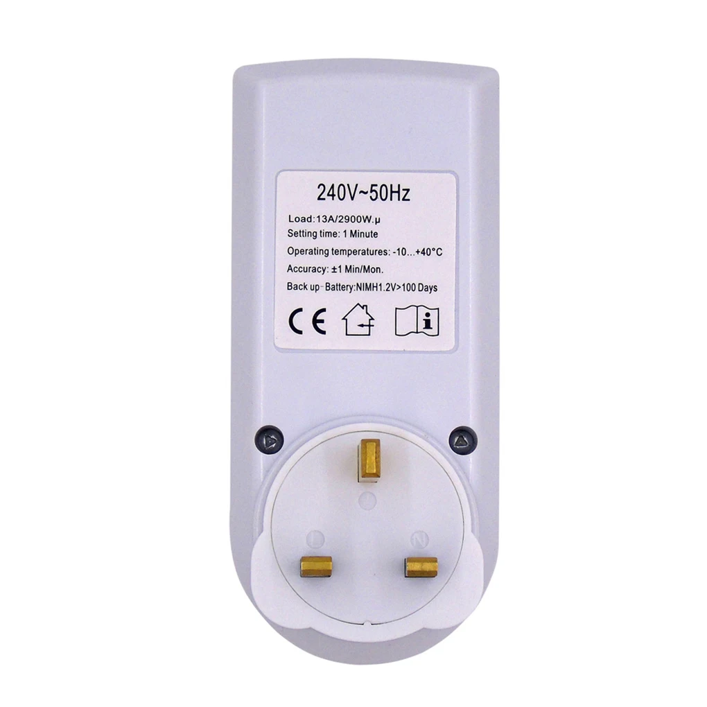LCD Display Timer Switch 12/24 Hours/7 Days Electronic Digital Home Kitchen Outlet Programmable Timing Socket | Обустройство дома