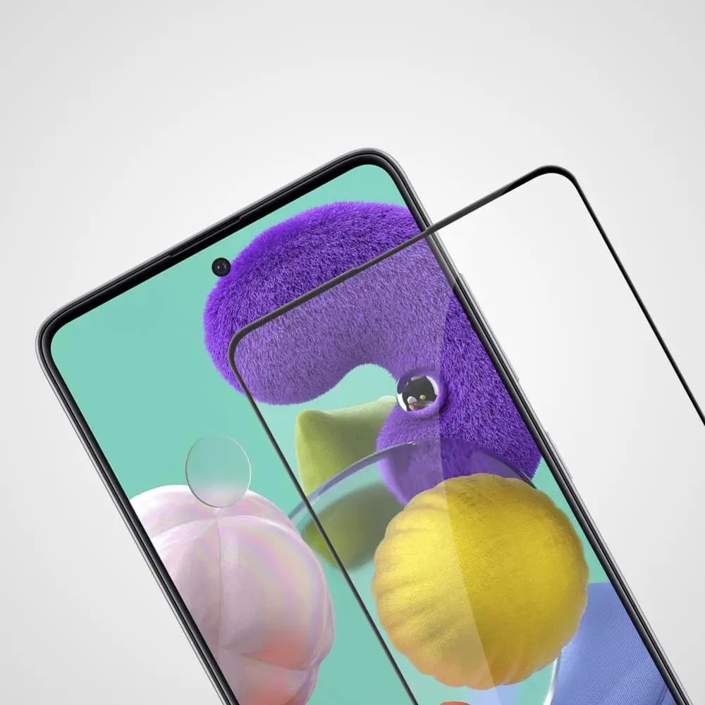 Защитное стекло Nillkin CP + 2.5D для Samsung Galaxy Note 10 Lite закаленное с полной проклейкой A51