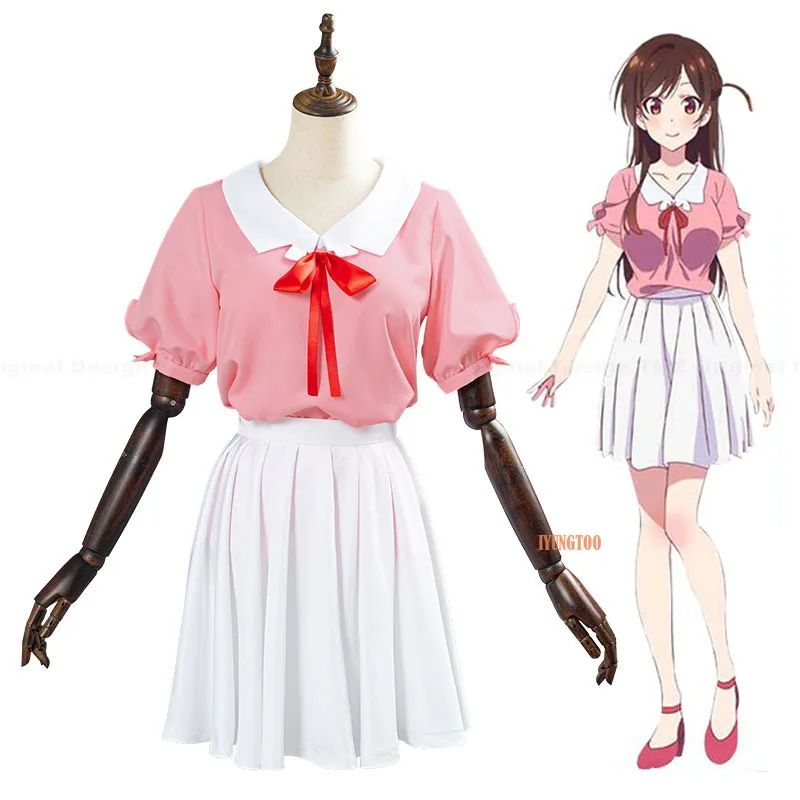 

Kanojo Okarishimasu Rent-a-girlfriend Mizuhara Chizuru Ichinose Chizuru Cosplay Costume Hallowmas Party Costume