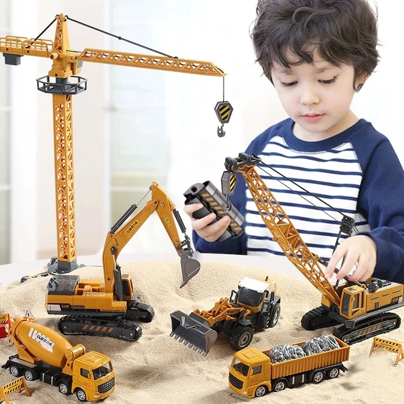 

Car Truck Toys for Boys 1ï¼š55 Alloy Engineering Xmas Birthday Gifts Bulldozer Excavator Forklift Vehicles Kids Education Toys