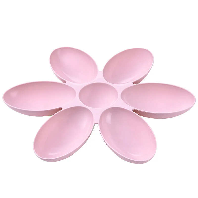 6 в 1 миски для кормления кошек кормушка воды и корма форме лепестков маленьких