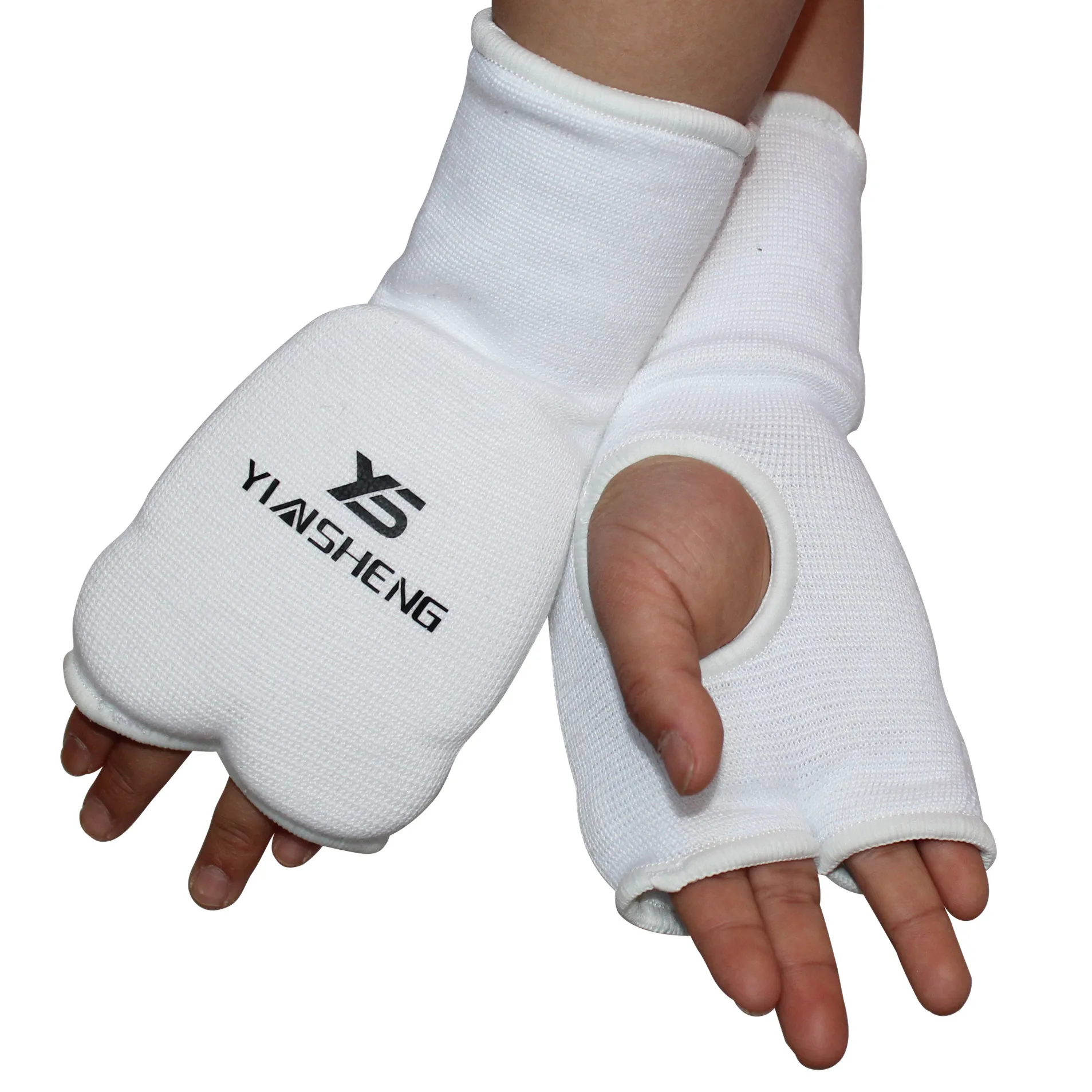 Hand gloves white Защита голени, защита для кикбоксинга, Sanda, тхэквондо, боксерские леггинсы, защита голени, защита голени, каратэ, ММА, Муай Тай, защита голени - Цвет: Hand gloves white