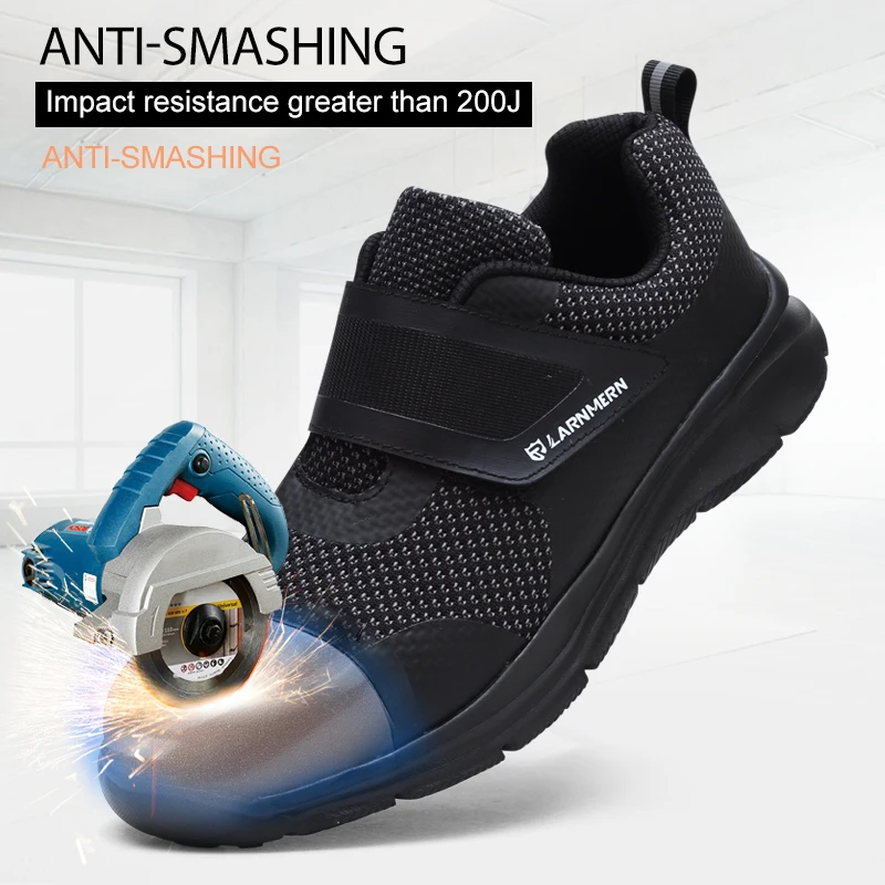 DYKHMILY/защитная обувь со стальным носком для мужчин и женщин Легкие кроссовки на