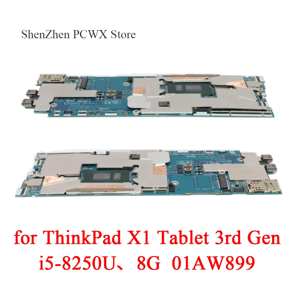 Оригинальная интегрированная материнская плата для ThinkPad X1 Tablet 3rd Gen 20KJ 20KK FRU 01AW899