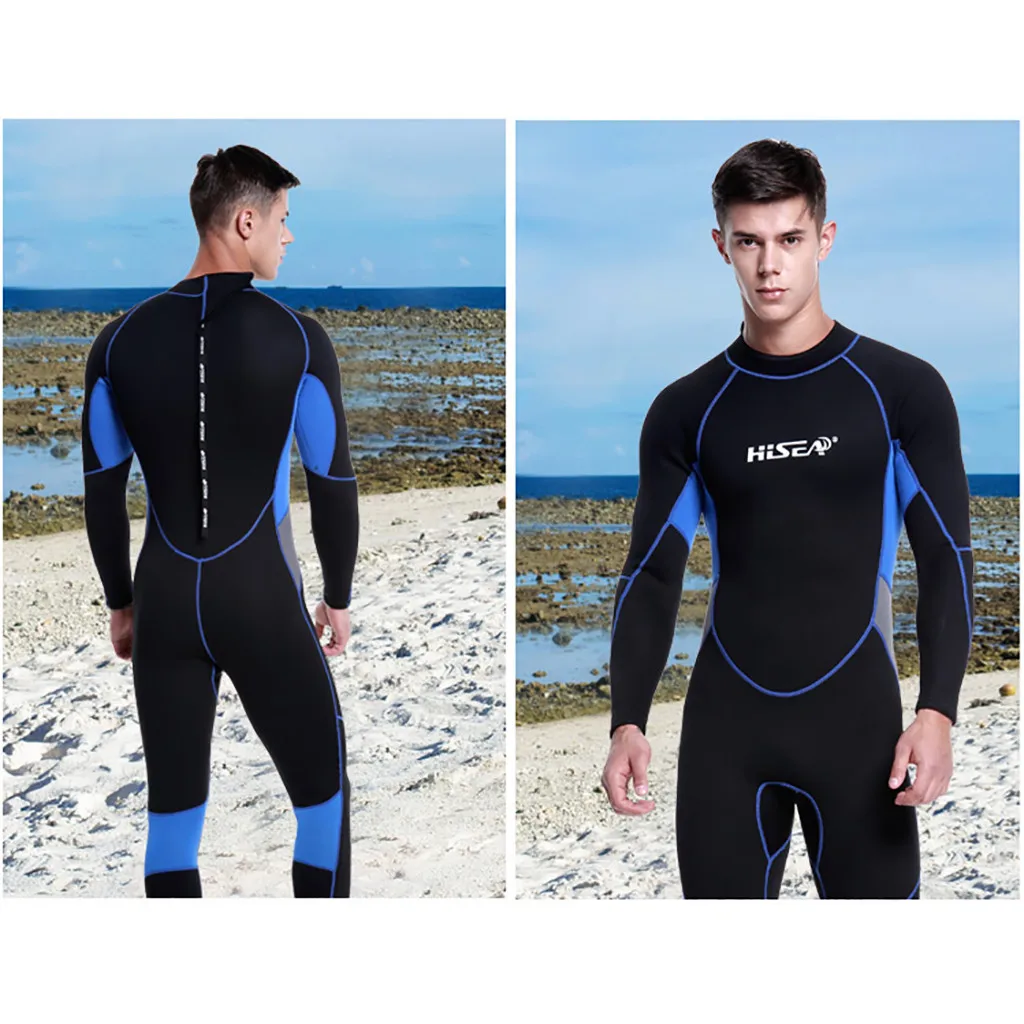 

Man 3MM Neoprene Sunblock Wetsuit Scuba Full Body Diving Surfing Swimming One Piece Swimwear Long Sleeve Swimming Sportswear