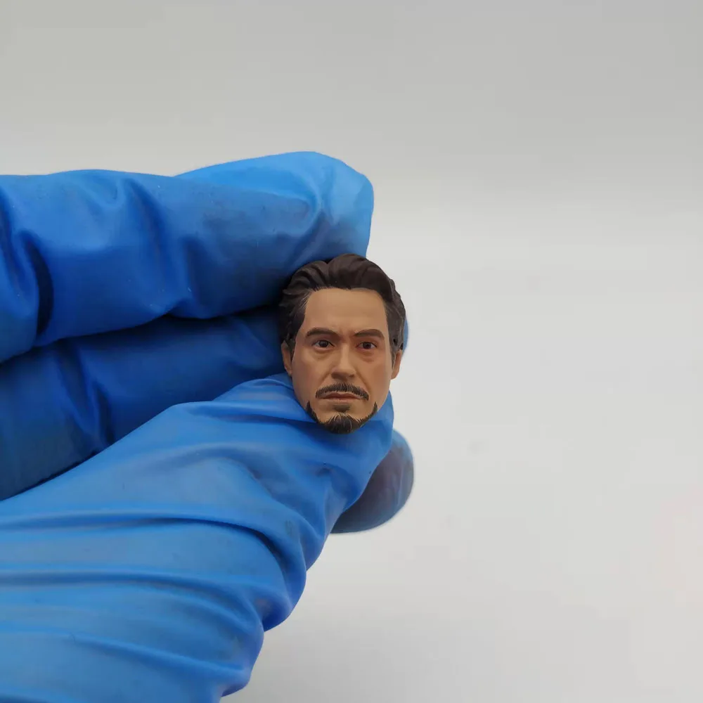 Масштаб 1/12 голова Тони лепка подходит для 6-дюймовой SHF экшн-фигурки кукла игрушка