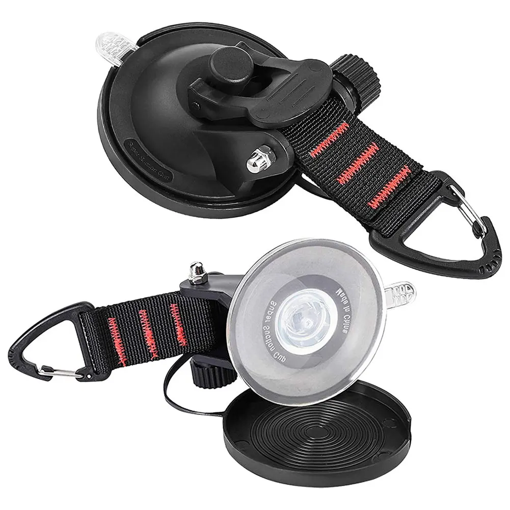 

4/2Pcs Heavy Duty Suction Cups Silicone Strong Power Tie Downs Sucker Pool Tarps Tents Securing Hook Universal Promotive