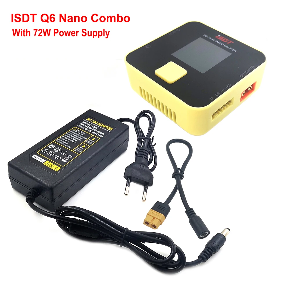 блок питания 72 вт с isdt q6 nano 200 вт 8a 2 6s lipo ба