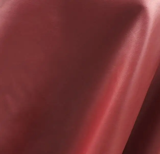 Винно-красная фиолетовая полиуретановая ткань эластичная волшебный цвет одежда