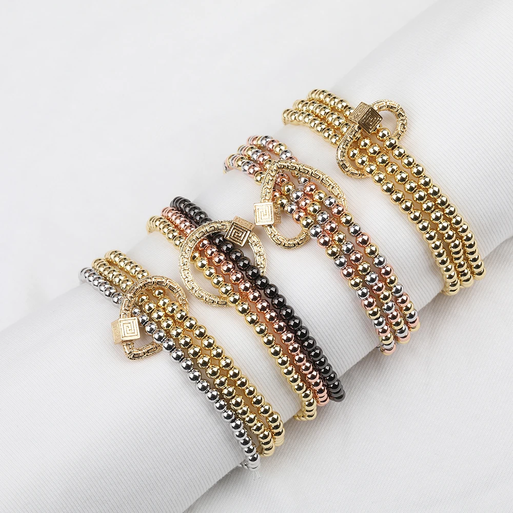 3 шт. овальные сердца капли воды замок застежки шармы браслет нити медные бусины