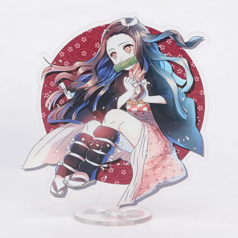 Acrylic Stand Fig2 5,5-16 см Kimetsu no Yaiba акриловый демон убийца Kimetsu no Yaiba брелок Tanjirou Nezuko Kamado фигурка на акриловой подставке Рождество - Цвет: Acrylic Stand Fig2