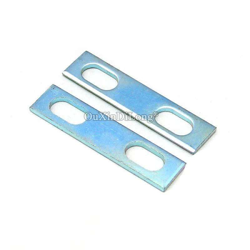 Дизайн 50 шт Металлические Прямые плоские угловые скобки сборка мебели рама с