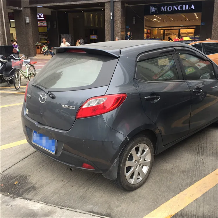 Спойлер для Mazda 2 2006 2013 задний спойлер хэтчбека Mazda2 из АБС пластика LX цветной