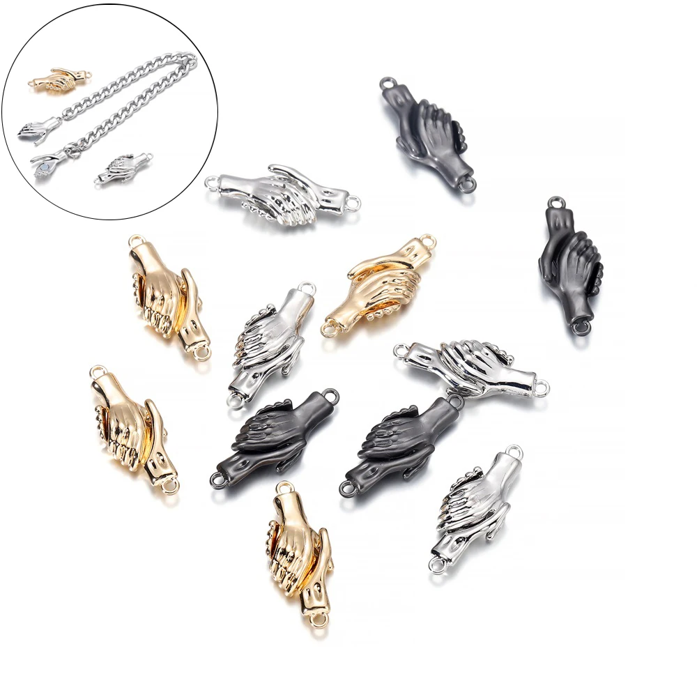 6 комплектов магнитных застежек на ладони Подвески шармы-соединители концевые