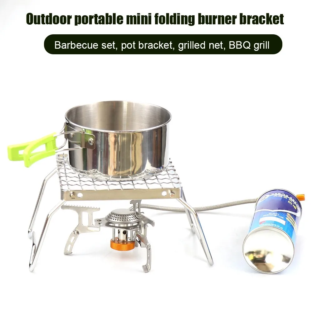 

Mini Pocket BBQ Grill Portable Stainless Steel Non-stick Foldable Barbecue Grill BBQ Accessories for Outdoor Camping Picnic Tool