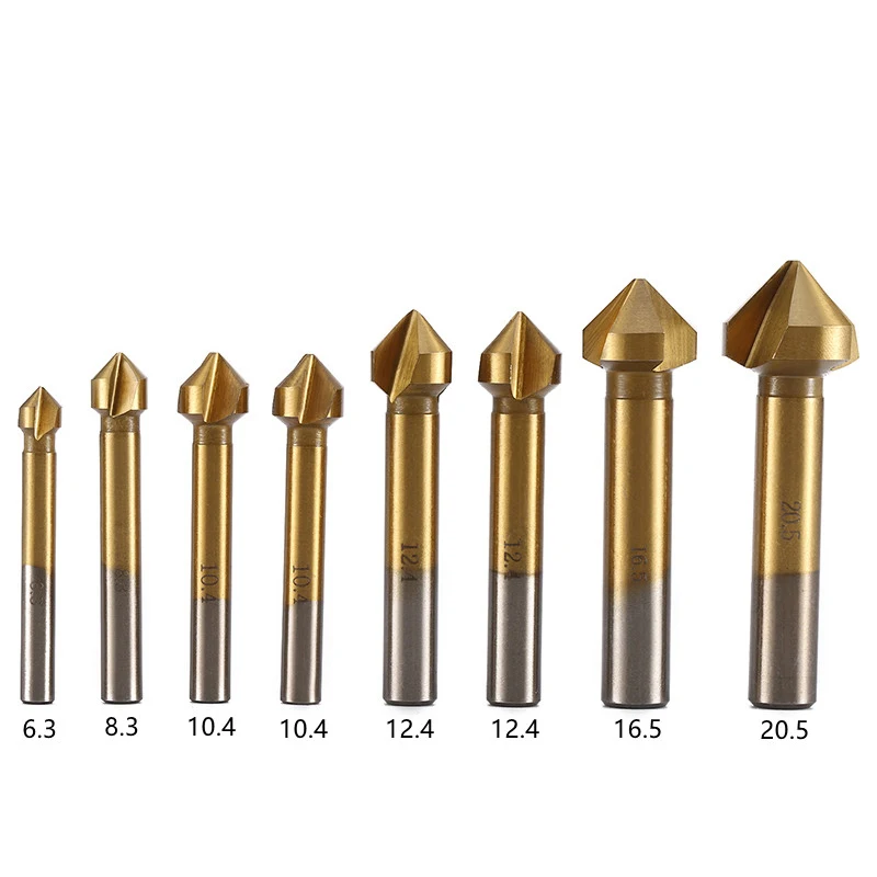 

8 шт., фаски из быстрорежущей стали