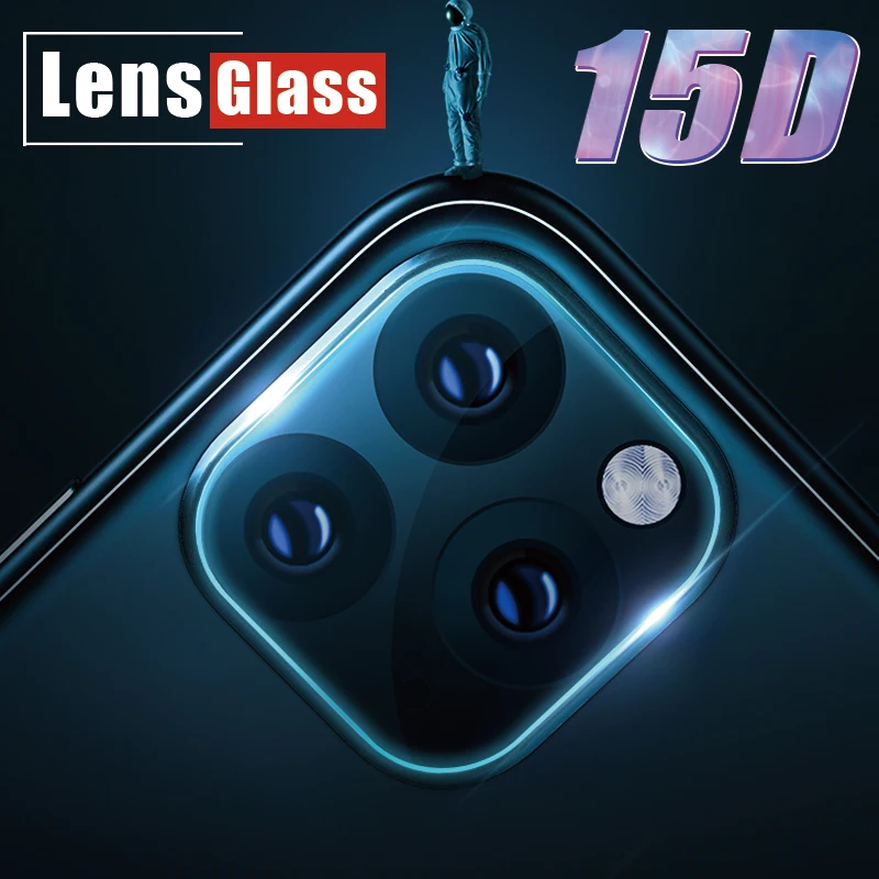 15D полное покрытие объектива камеры закаленное стекло для iPhone XS 11 Pro MAX Защита экрана для iPhone XR X 7 8 Plus защитная пленка