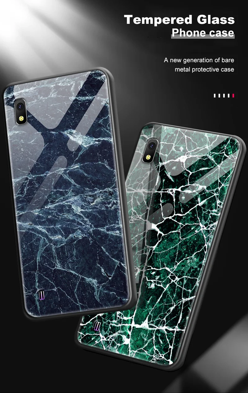 Закаленное Стекло чехол для samsung Galaxy A10 A80 A90 A6S A8S A20 A30 A40 A50 A70 J4 плюс M10 M20 M30 S8 S9 S10+ защитный чехол
