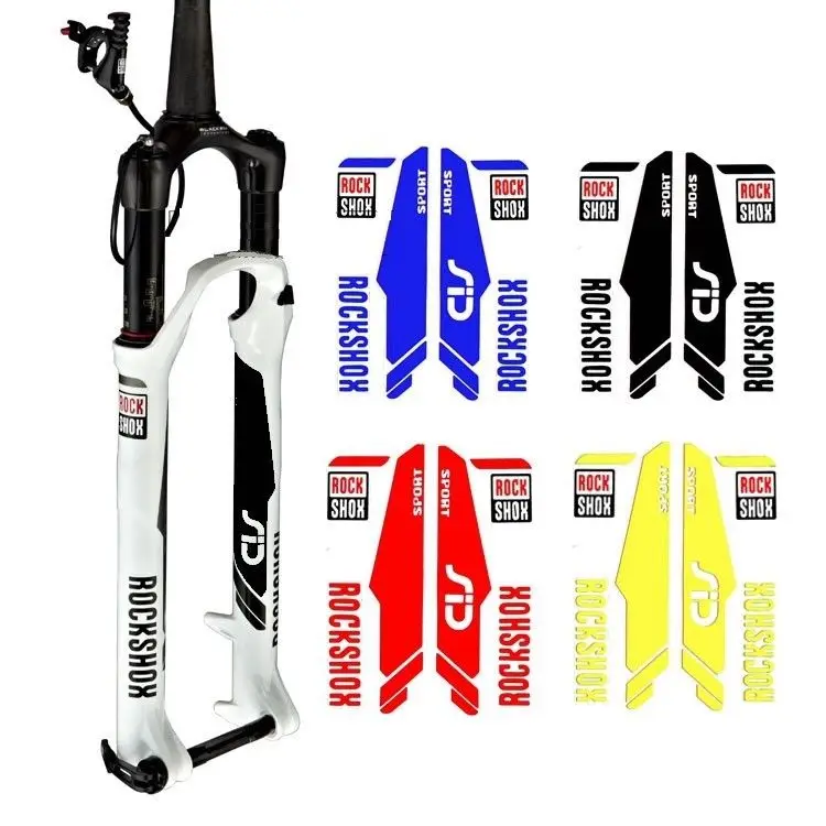 SID RockShox горный велосипед наклейки на вилке для MTB с зеркальной поверхностью