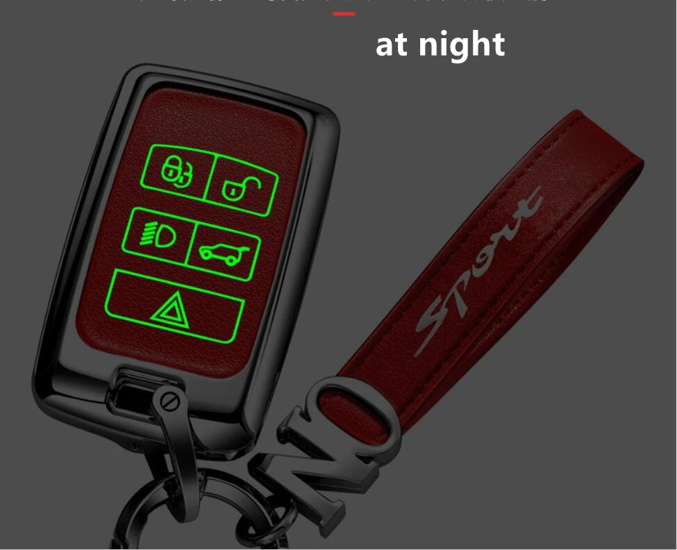 Кожаный чехол для ключей автомобиля Land Rover Range Discovery 5 Sport JAGUAR XE XF XJ F PACE 2017 2018