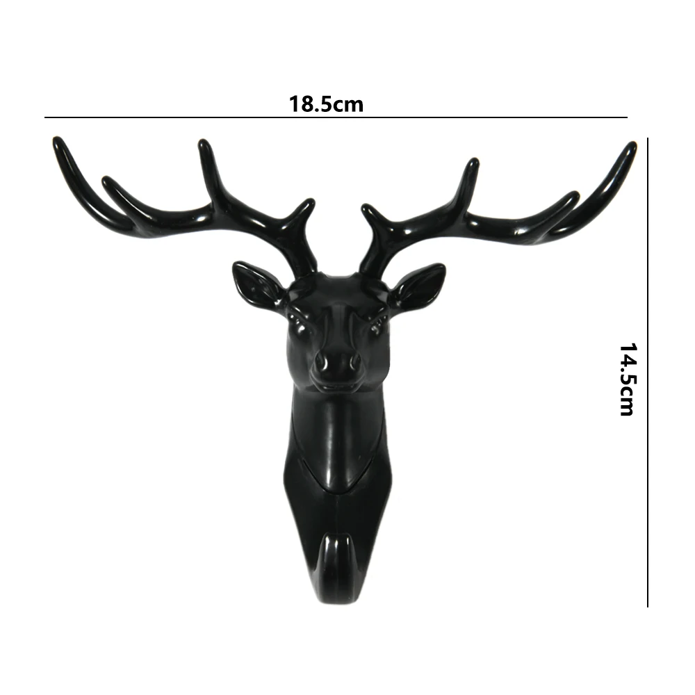 Wall Hanging Vintage Deer Head Antlers for Clothes Hat Scarf Key Horns Hanger Decoration | Дом и сад