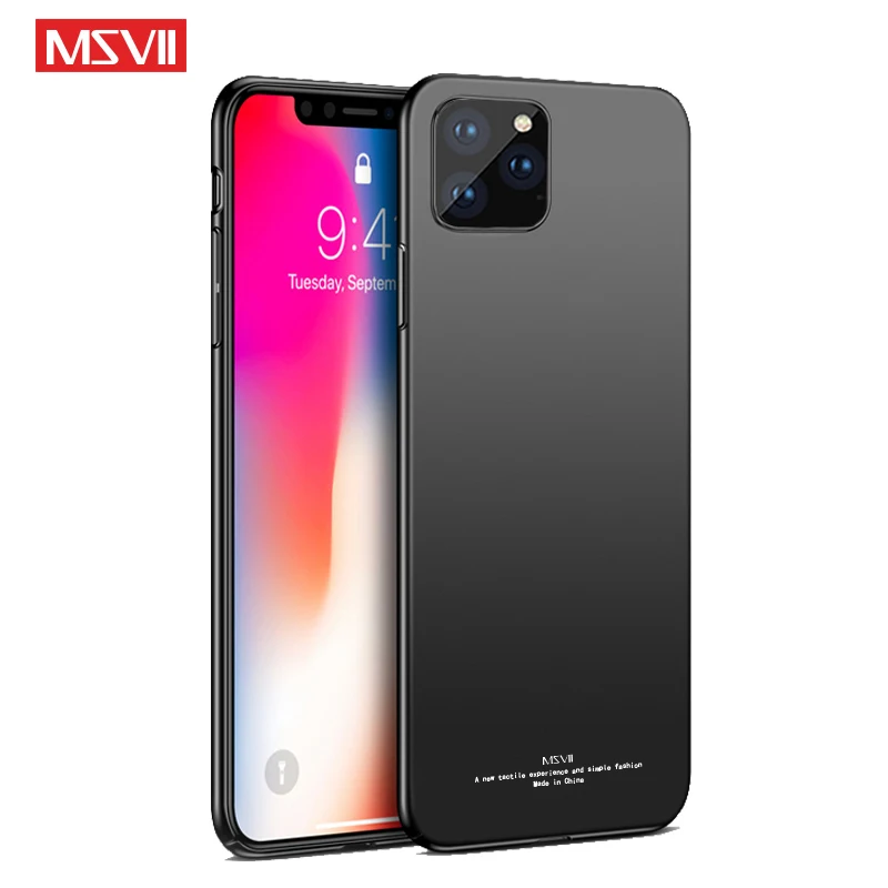 Для iPhone 11 Pro Max чехол MSVII матовый чехол для Apple iPhone X XR XS Max XS iPhone Жесткий Чехол для iPhone11 Pro Max 11 чехол s