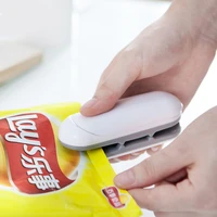 kitchen accessories mini sealing machine portable heat sealer plastic package storage bag handy sticker and seals for food snack
