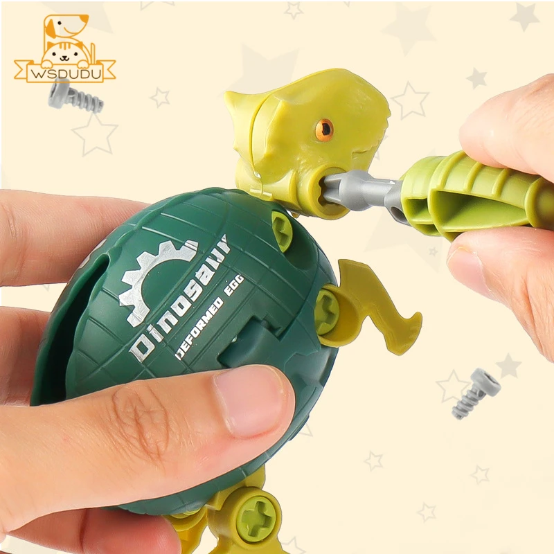 Фигурка-Пазл Яйца динозавра деформированная с отверткой | Игрушки и хобби
