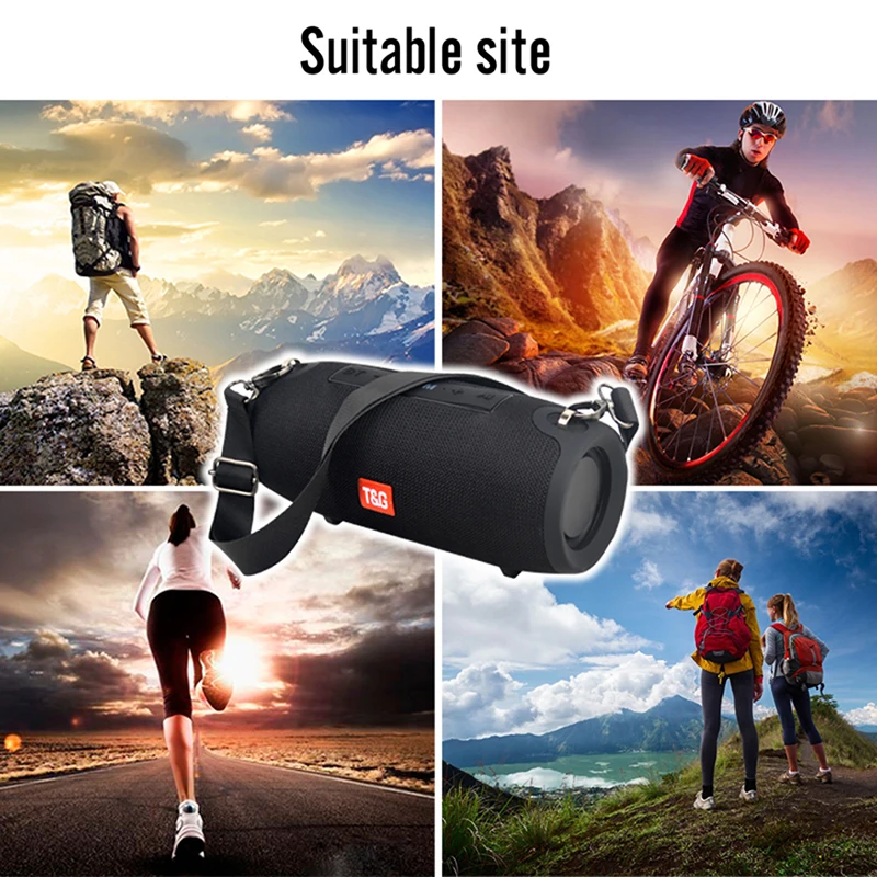 

TG118 Portable Bluetooth Speaker Soundbar Voor Computer Music Player Center Boom Box Bluetooth Kolom Fm Radio Tf Aux