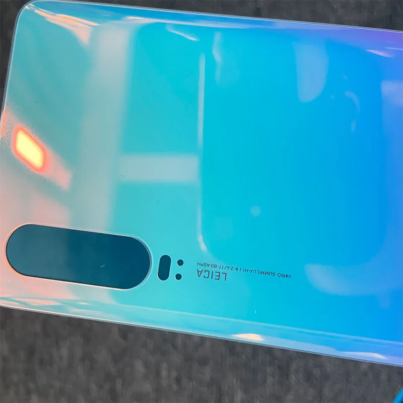 Замена для Huawei P30 задняя крышка батарейного отсека стеклянный задний корпус