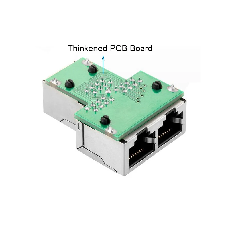 Сетевой Ethernet двойной прямой разъем 1 2 LAN соединительный соединитель для кабеля Lan
