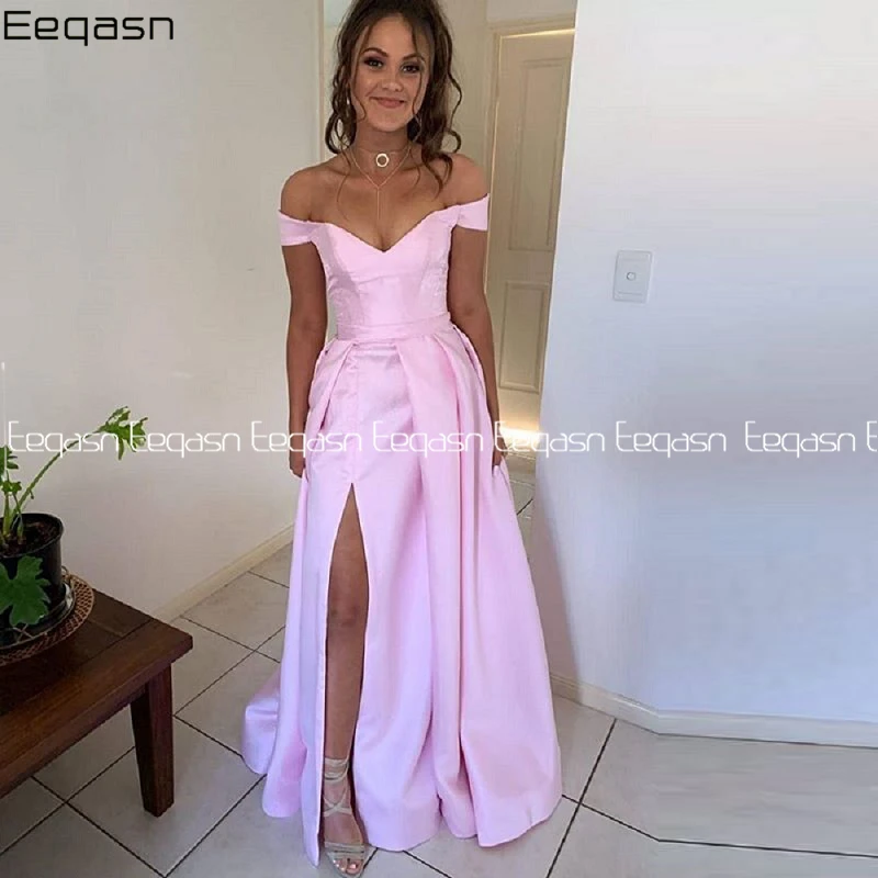 Новые розовые платья для выпускного вечера 2020 сексуальное вечернее платье с
