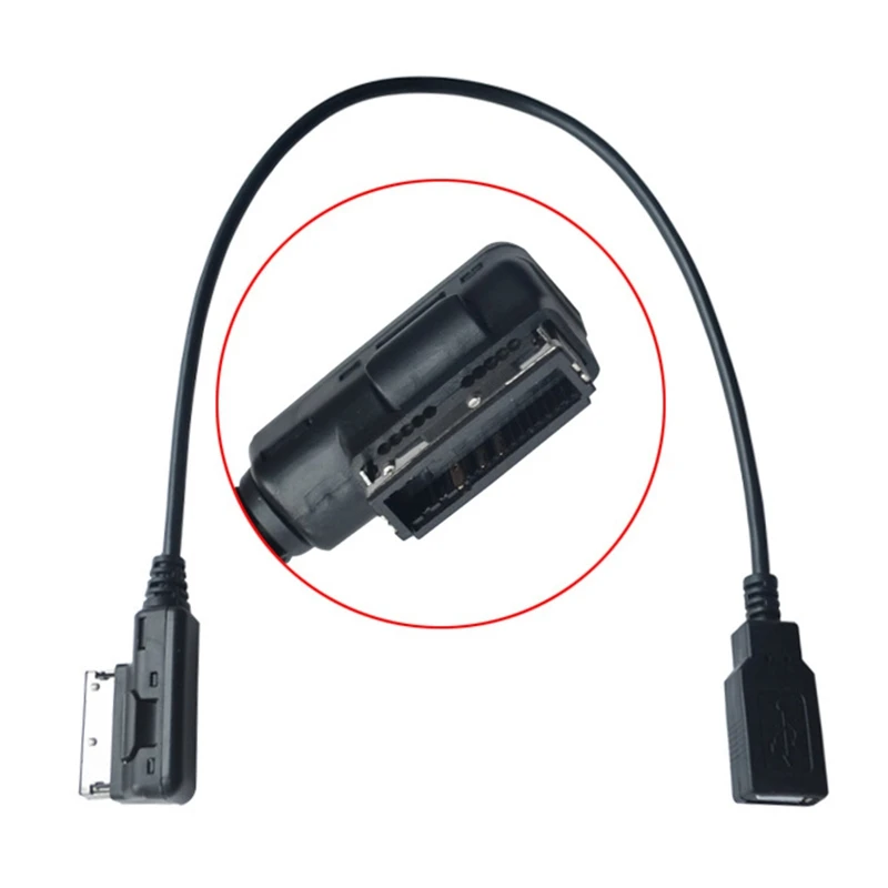 Music Interface AMI MMI AUX to USB Adapter Cable for Car Audio Fit AUDI A3 A4 A5 A6 Q5 VW 4F0051510P | Автомобили и мотоциклы