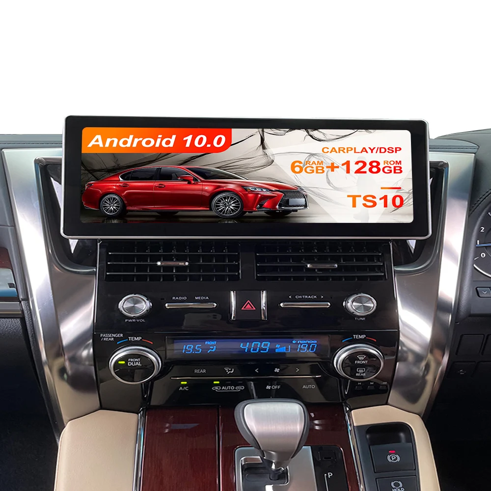 

Android 10.0 128 12.3 For Toyota Alphard 30 Car GPS Navigation Multimedia Player Auto Stereo Radio Tape Recorder HeadUnit 4G LTE