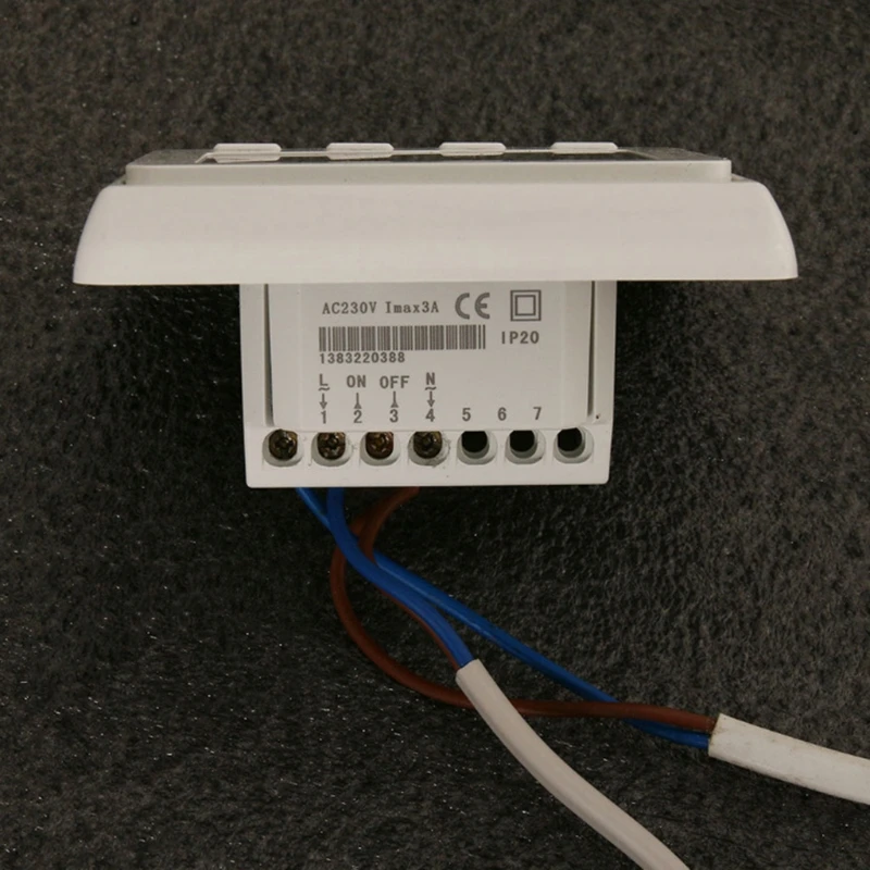 

16A 230V AC Digital Electric Water Heating Temperature Controller LCD Programmable Room Air Floor Thermostat