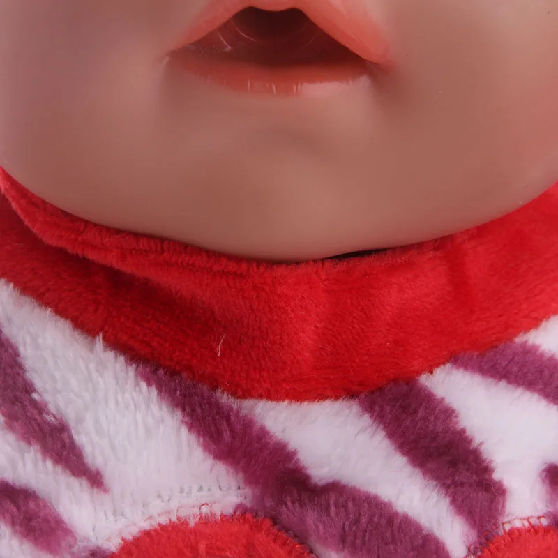 Набор плюшевой одежды + шапка талисман с тигровым узором для 18-дюймовой