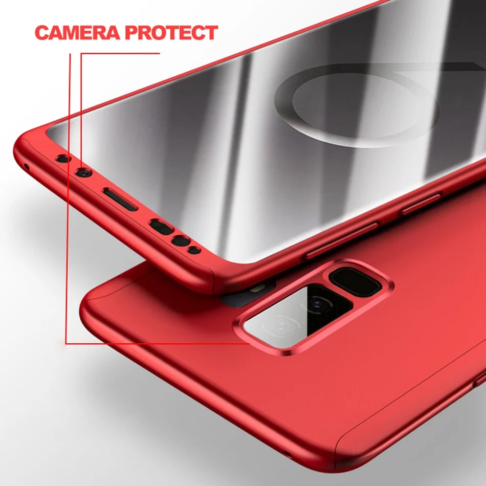 For Samsung Note 10 S10 Plus Fashion 360 S10E Full Protect Ultra Slim Cover Galaxy S8 S9 9 Note8 Hard PC Coque |