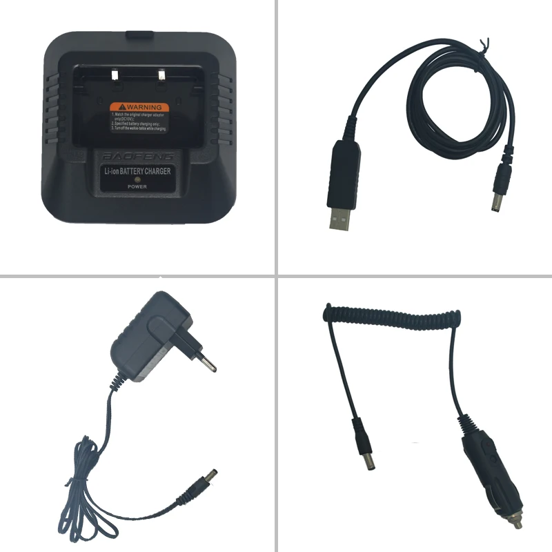 all charger baofeng автомобильное зарядное устройство, USB зарядное устройство, стены настольное зарядное устройство для Baofeng UV-5R UV-5RE UV-5RA иди и болтай walkie talkie двухстороннее радио - Цвет: all charger