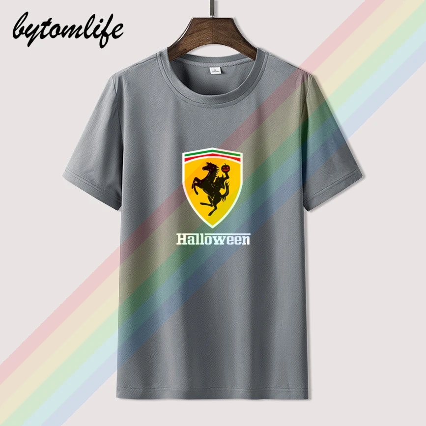 Новинка 2021 футболка FERRARI для мужчин лимитированный выпуск Мужская черная