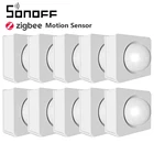 Датчик движения ZigBee Itead SONOFF SNZB-03, 10 шт., оповещение через приложение e-WeLink, работает с мостом ZigBee, система безопасности умного дома