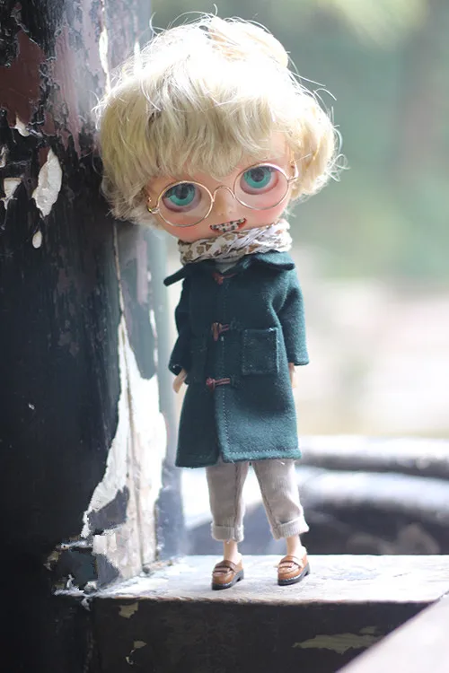 Одежда для кукол Blythes OB24 простая и легкая в использовании пуговица с рогом