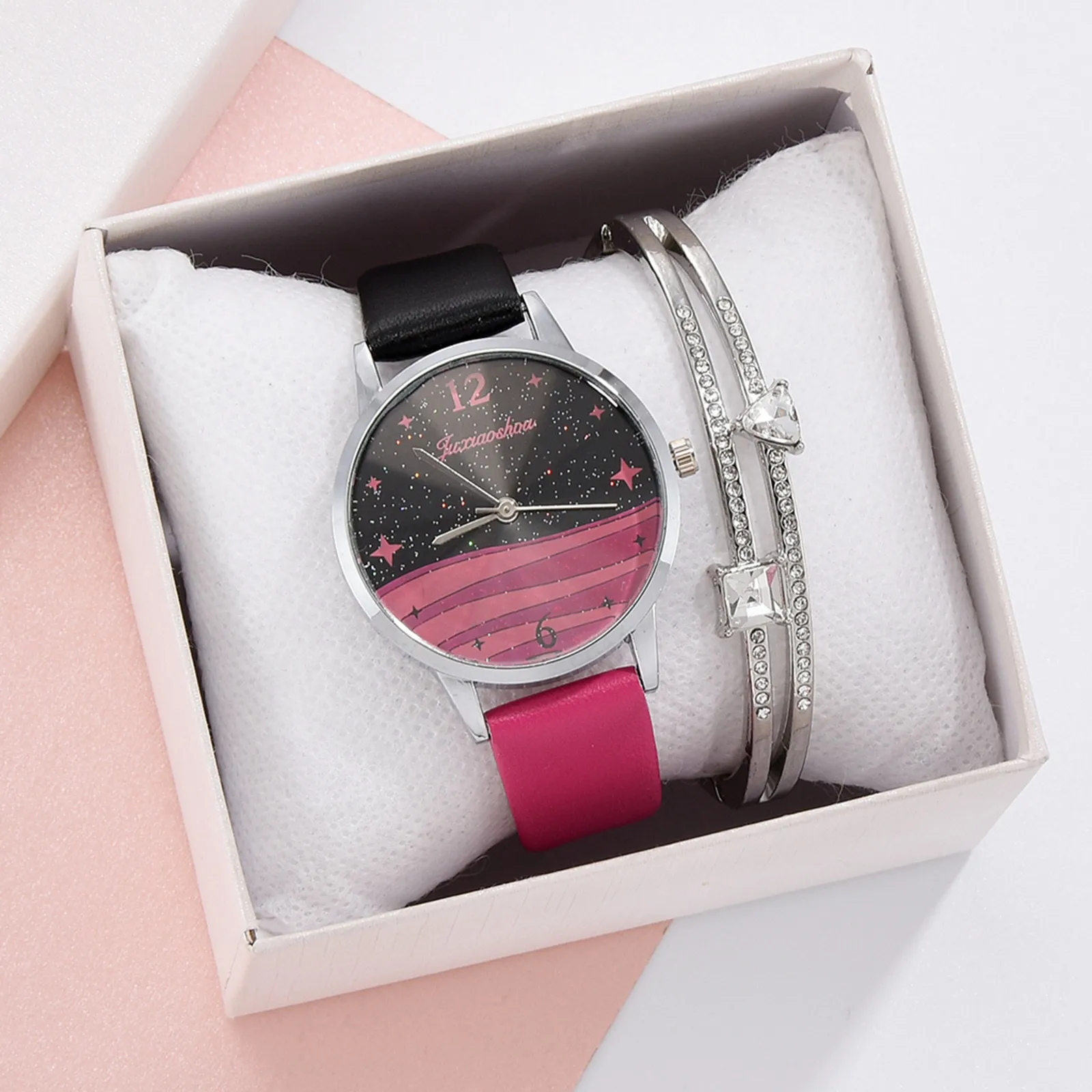 

Orologio Donna Female Student Leather Strap Ladies Watch Simple And Stylish Ladies Big Dial Watch Gift Watch Watch Women Reloje