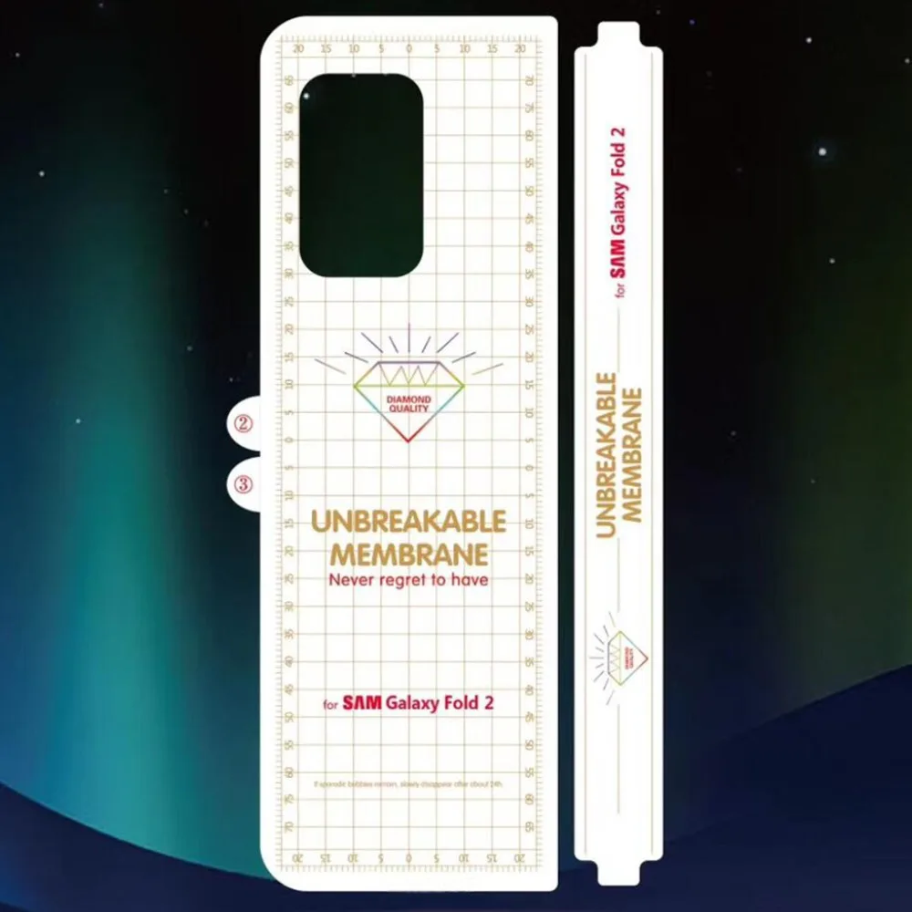 Гидрогелевая Защитная пленка для Samsung Galaxy Z Fold 2 мягкая с полным покрытием |